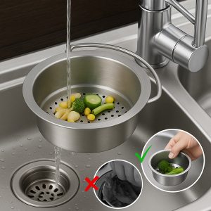 Drypbakke, der filtrerer og nemt kan opbevares | EVOSINK