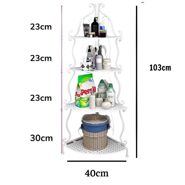 SHELVIA hjørnehylde pakke