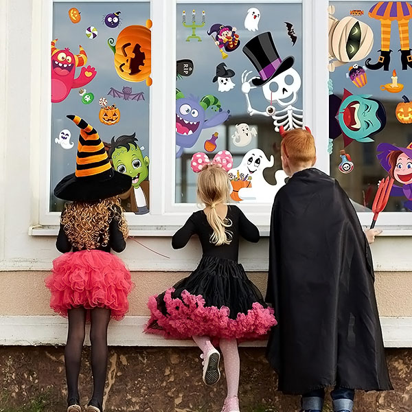 Halloween dekoration vindue
