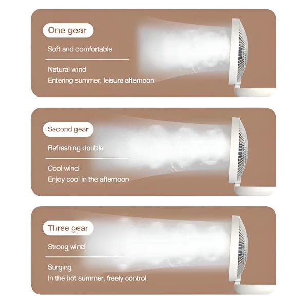 bærbar mini ventilator