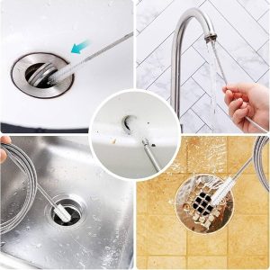 Fleksibel børste til tilstoppede afløb og rør | DRAINOVA